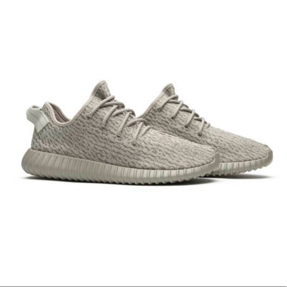 Authentic Adidas Yeezy 350 Moonrock Sneakers Shoe AQ2660 Gray NWT Mens Size 8